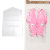 Bezall 10 Pack Clear Plastic Clothes Covers, 27.5 Inch Dry Cleaning Bags Hanging Dust Proof Garment Bags for Kids for Home Storage, Dry Cleaners (50 x 70cm)